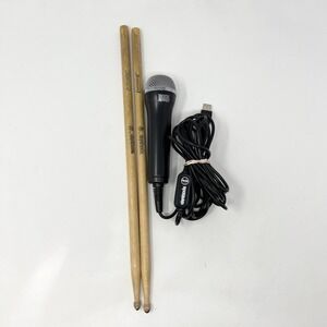 Rock Band USB Microphone and Drumsticks Bundle Accessory Set